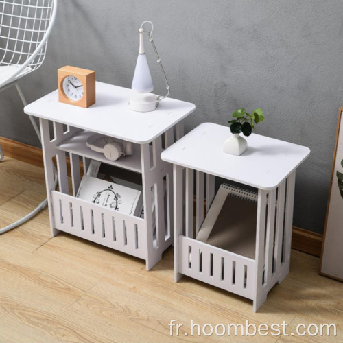 Étagère de rangement moderne de chambre à coucher de salon